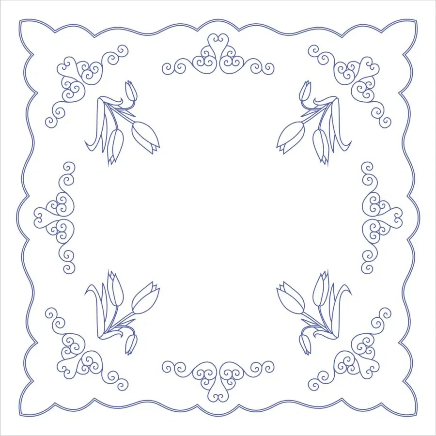 U144 ubrus 90x90 cm plátno