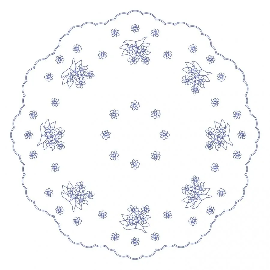 U147 ubrus 90x90 cm plátno