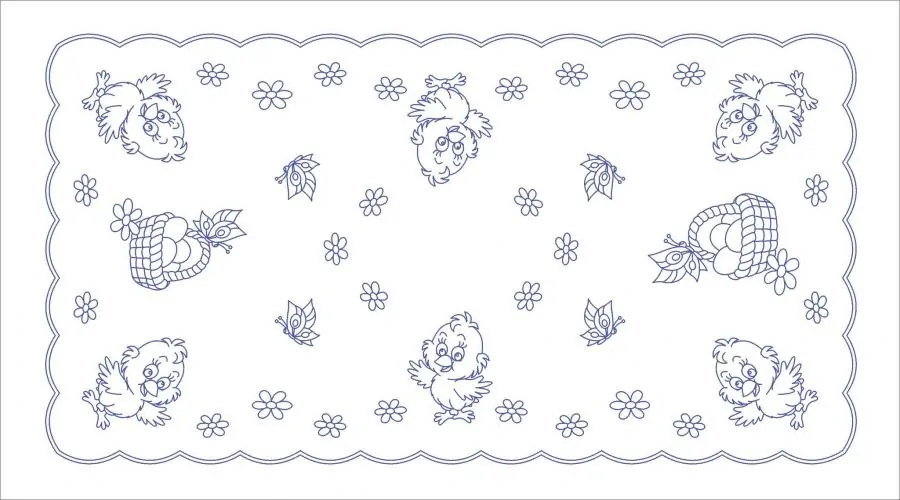K224 ubrus 50x90 cm plátno