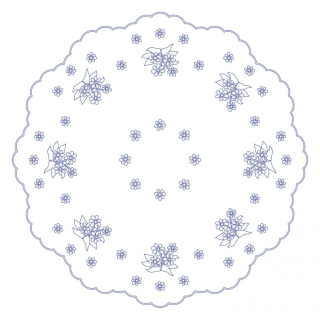 U147 ubrus 90x90 cm plátno