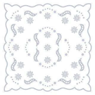 U148 ubrus 90x90 cm plátno