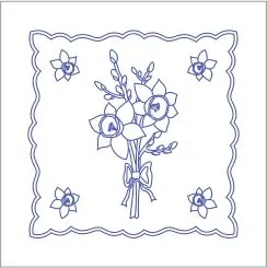 X63 prostírání plátno 30x30 cm