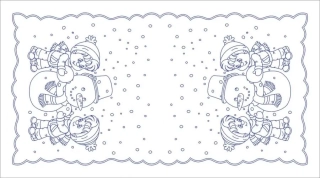 K222 ubrus 50x90 cm plátno
