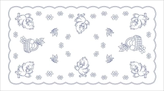 K224 ubrus 50x90 cm plátno