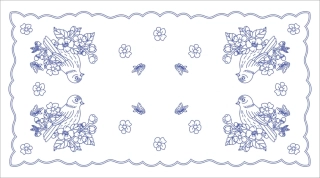 K231 ubrus 50x90cm, plátno