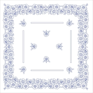 U156 Ubrus 90x90 cm - plátno